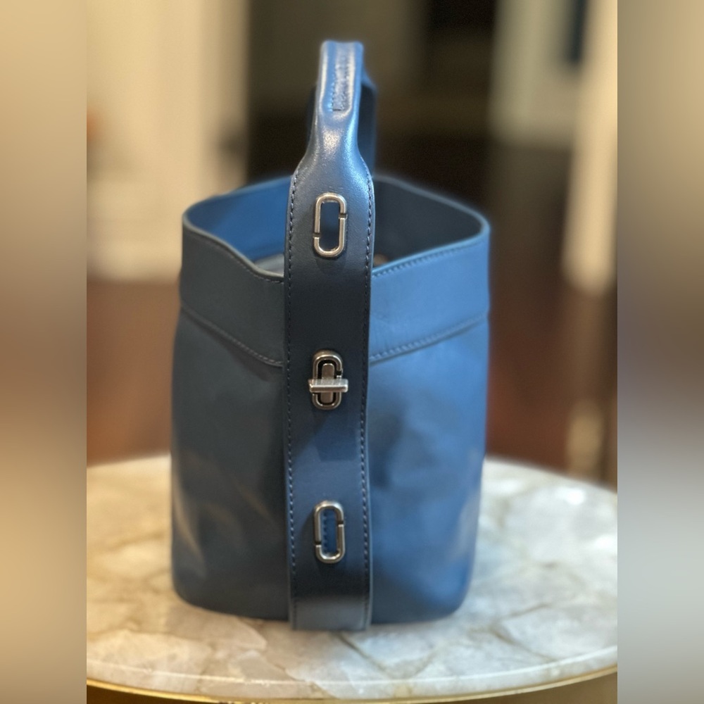 Marc Jacobs The Dual Small Bucket Bag in Blue Sea 🌊 Gorgeous NWOT - Picture 7 of 15